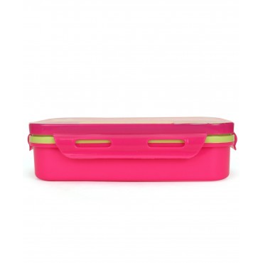 Peppa Pig Lunch Box with Spoon Fork Pink