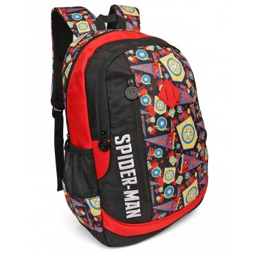 Spiderman Homecoming School Bag 19 Inch Black Red