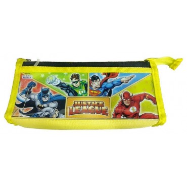 Justice League Pencil Pouch, Yellow