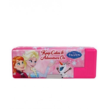 Disney Frozen 2 Button Pencil Box Pink