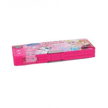 Disney Frozen 2 Button Pencil Box Pink