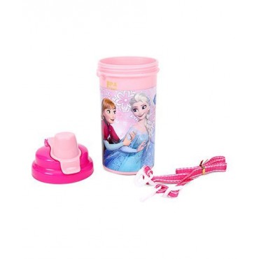 Disney Frozen Follow Ur Heart Pink Water Bottle 500 ml