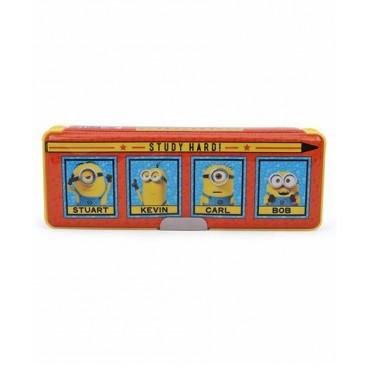 Minions Trio 1 Button Pencil Box