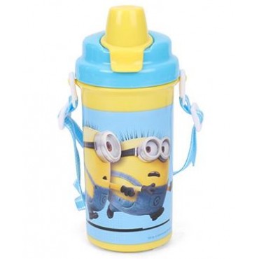 Minions Equals To Chaos Water Bottle Yellow 500 ml