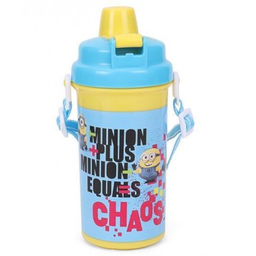 Minions Equals To Chaos Water Bottle Yellow 500 ml