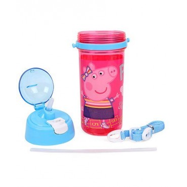 Peppa Pig Hopscotch Water Bottle Pink 580 ml