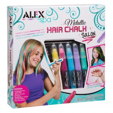Alex Toys Spa Metallic Hair Chalk Salon