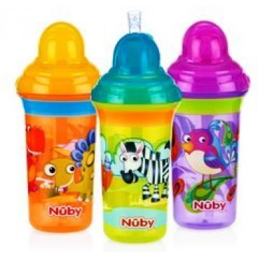 Nuby Flip it Click It No Spill Straw Sipper 270 ml