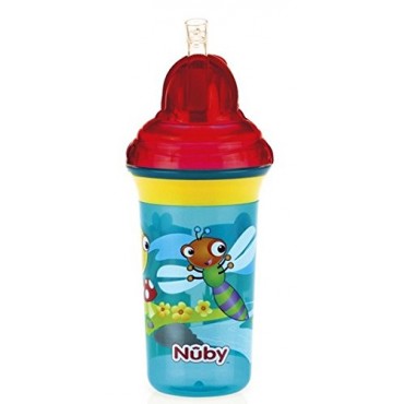 Nuby Flip it Click It No Spill Straw Sipper 270 ml