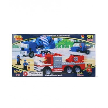 Best Lock Town Truck Block Set 387 Pieces