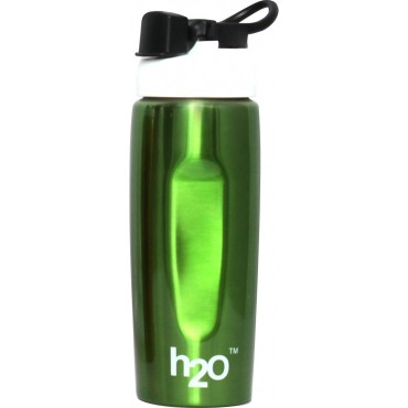 H2O Stainless Steel Water Bottle 600ml SB161