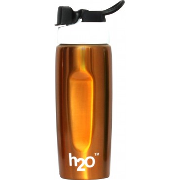 H2O Stainless Steel Water Bottle 600ml SB161