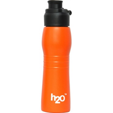 H2O Stainless Steel Water Bottle 600ml SB164