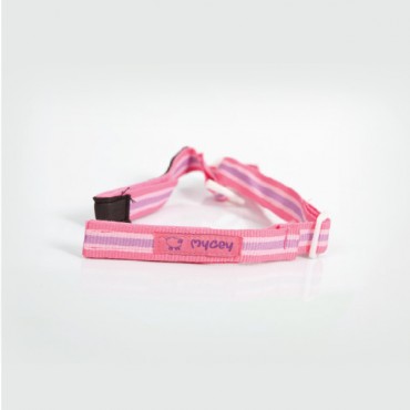 Mycey Feeding Bottle Cord - Pink Stripes