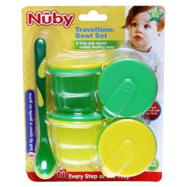 Nuby Micro Traveltime Bowl Set