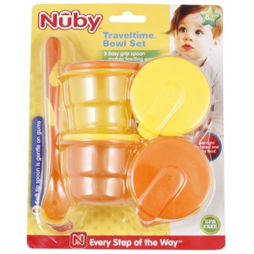 Nuby Micro Traveltime Bowl Set