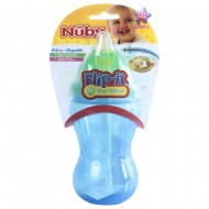 Nuby 355ml Flip It Non Drip Straw Mega Sipper