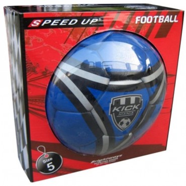 Speed Up Kick Mania Leatherite Football Size 5 Blue