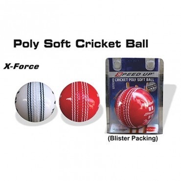 Speed Up X Force Poly Soft Stitched Cricket Ball
