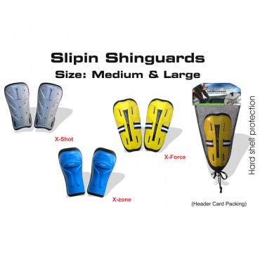 Speed Up X Shot Shin Guards Slip In Medium