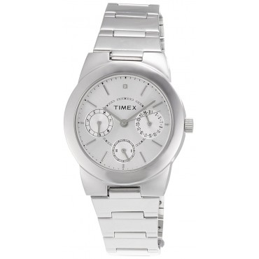 Timex E-Class Analog Silver Dial Girl's Watch - J103