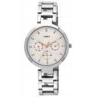 Timex E-Class Analog Silver Dial Girl's Watch - TW000X204