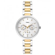 Timex E-Class Analog Silver Dial Girl's Watch - TW000X207