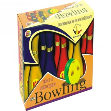 Ekta Bowling Set Junior 10 Pins Fun Game