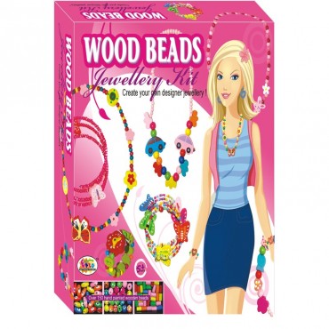 Ekta Wood Beads Jewellery Kit Junior Fun Game