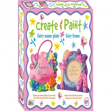 Ekta Create & paint Fairy name Plate + Fairy Frame