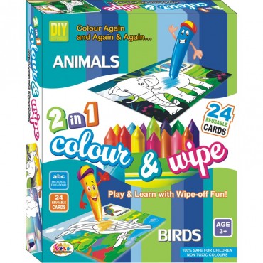 Ekta Colour & Wipe Animals And Birds