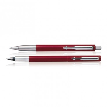 Parker Vector Standard CT(Fountain+Ball) Pen (Red)