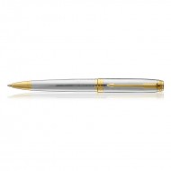 Parker Ambient Shiny CHROME Chiselled GT Ball Pen