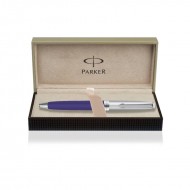 Parker Fusion Deluxe Purple Chrome Trim Ball Pen