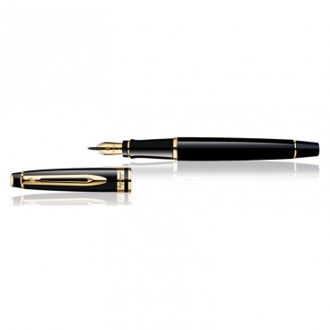 Waterman Expert Black GT Fountain Pen Fine Nib