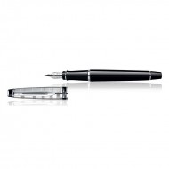 Waterman Expert Deluxe Black CT Fountain Pen Medium Nib