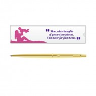 Parker Classic Gold GT Ball Pen with Mom Quote 2