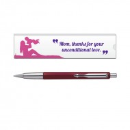 Parker Vector Std CT Ball PenRed with Mom Quote 4