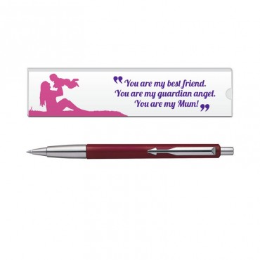 Parker Vector Std CT Ball PenRed with Mom Quote 6