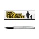 Parker Frontier Stainless Steel CT Roller Ball Pen with Dad Quote 1