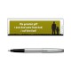 Parker Frontier Stainless Steel CT Roller Ball Pen with Dad Quote 3