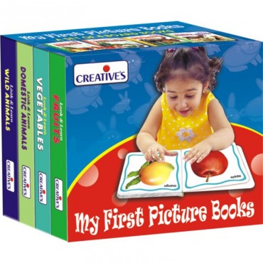 Creative's My First Picture Books A Set of 4 Board Books