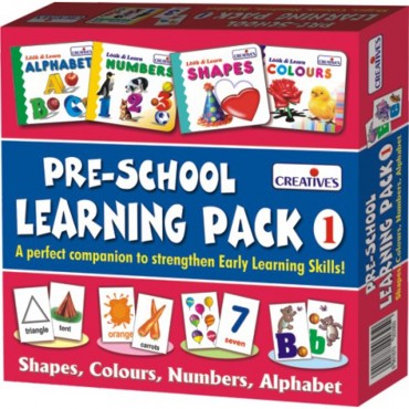 Creative's Pre School Learning Pack 1 Shapes,Colours, Numbers,Alphabet