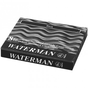 Waterman Ink Cartridge Black(Pack of 2)