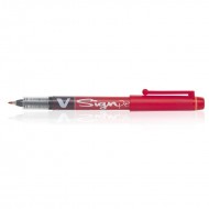 Pilot V Sign Red Pen Pack of 12