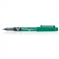 Pilot V Sign Green Pen Pack of 12