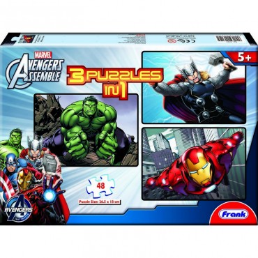 Frank Avengers 3 in 1 (3  x  48 Pcs)