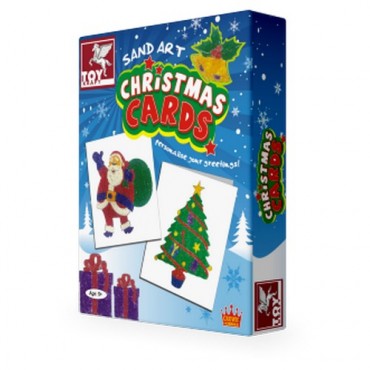 Toy Kraft Sand Art Christmas Cards